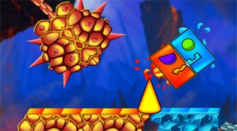 Fire and Water Geometry Dash