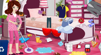 Cute Princess Bedroom Cleaning