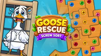 Goose Rescue: Screw Sort