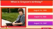 Greyson Chance Quiz