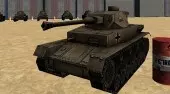 3D Army Tank Parking