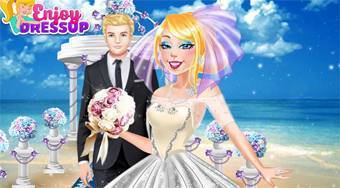 Now and Than Barbie Wedding Day
