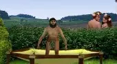 Nudist Trampolining