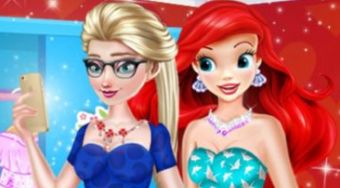 Elsa and Ariel Club Party