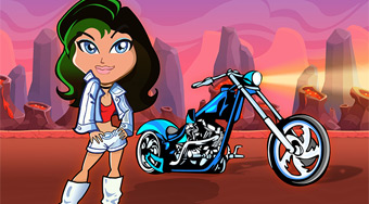 Girl Moto Racing