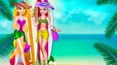 Elsa and Rapunzel Swimsuits Fashion