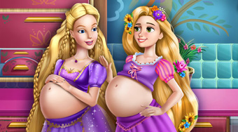 Barbie and Rapunzel Pregnant BFFs