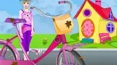 Barbie Bicycle Wash And Repair