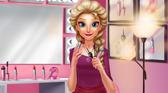 Elsa Makeup Time