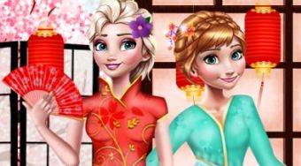 Elsa and Anna Japan Fashion Experience