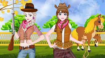 Frozen Sisters Cowgirl Fashion