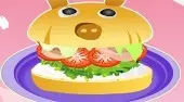 Cooking Pig Burger