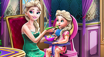 Elsa Mommy Toddler Feed