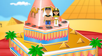 Egyptian Princess Wedding Cake