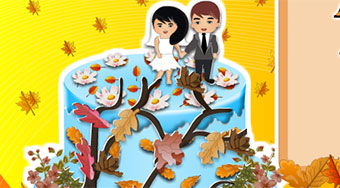 Autumn Wedding Cake