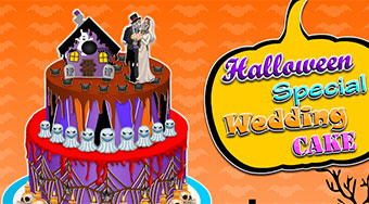 Halloween Special Wedding Cake