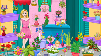 Rapunzel Flower Shop Cleaning