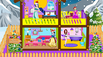 Princess Christmas Doll House