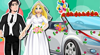 Rapunzel Wedding Car Wash