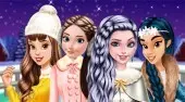 Princesses Go Ice Skating