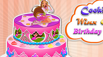 Cooking Winx Club Birthday Cake