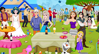 Princesses Outdoor Party Cleaning