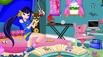 Winx Club Musa Room Cleaning