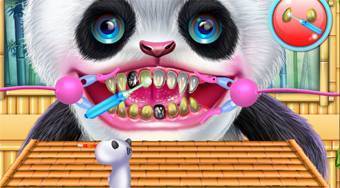 Cute Panda Dentist Care