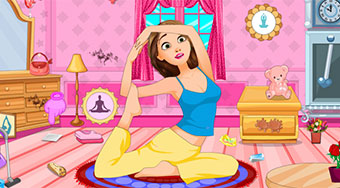 Rapunzel Yoga Room Cleaning