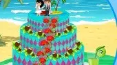 Hawaiian Summer Wedding Cake