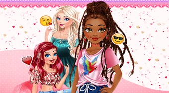 Princesses Fashion And Dare Challenge