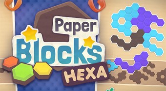 Paper Blocks Hexa | Online hra zdarma | Superhry.cz