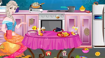 Elsa Underwater Kitchen Cleaning