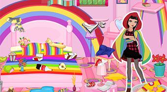 Cerise Hood Rainbow Room Cleaning