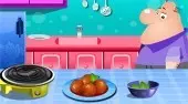 Peaches Poched in Wine