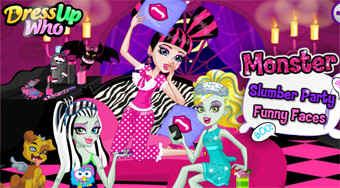 Monster Slumber Party Funny Faces | Online hra zdarma | Superhry.cz