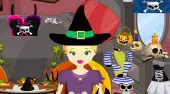 Princess Halloween Room Cleaning