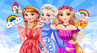 Disney Rainbow Dressup