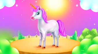 Cute Unicorn Caring And Dressup