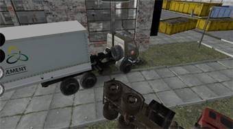 Russian Kamaz Truck Driver