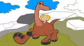 Dino Coloring Game