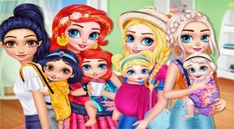 Princesses Baby Wearing Fun