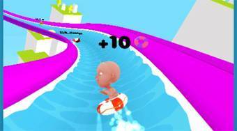Slippery Water Slides Aquapark.io