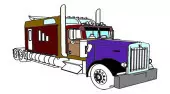 American Trucks Coloring