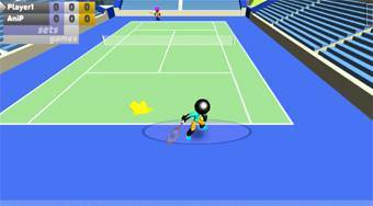Stickman Tennis 3D | Online hra zdarma | Superhry.cz