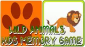 Kids Memory - Wild Animals