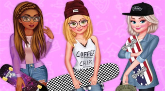 Princesses Sk8ter Girls