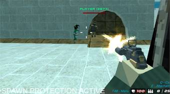 Blocky Shooting Arena 3D Pixel Combat
