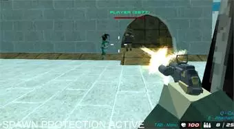 Blocky Shooting Arena 3D Pixel Combat