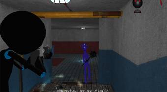 Stickman Armed Assassin Going Down